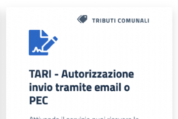 Richiedere l&#39;invio degli avvisi IMU e TARI