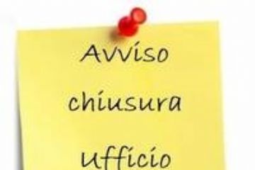 Chiusura Ufficio Tecnico